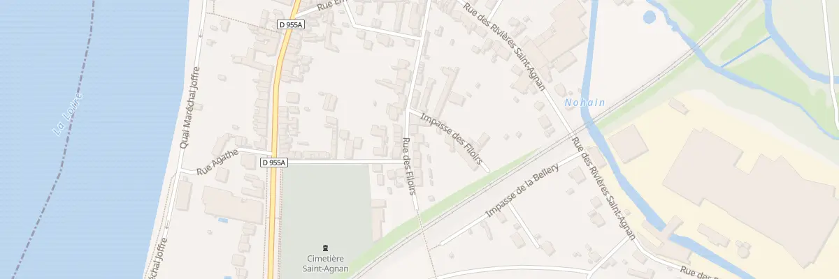 Plan du 21 Rue des Filoirs à Cosne-Cours-sur-Loire