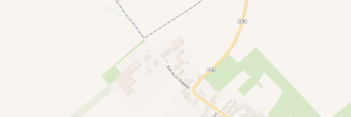 Plan du 4 Rue de la Chapelle à Rocquigny