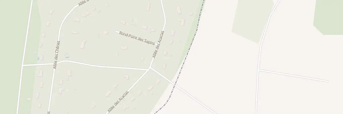 Plan du 15 All des Acacias à La Selle-en-Hermoy
