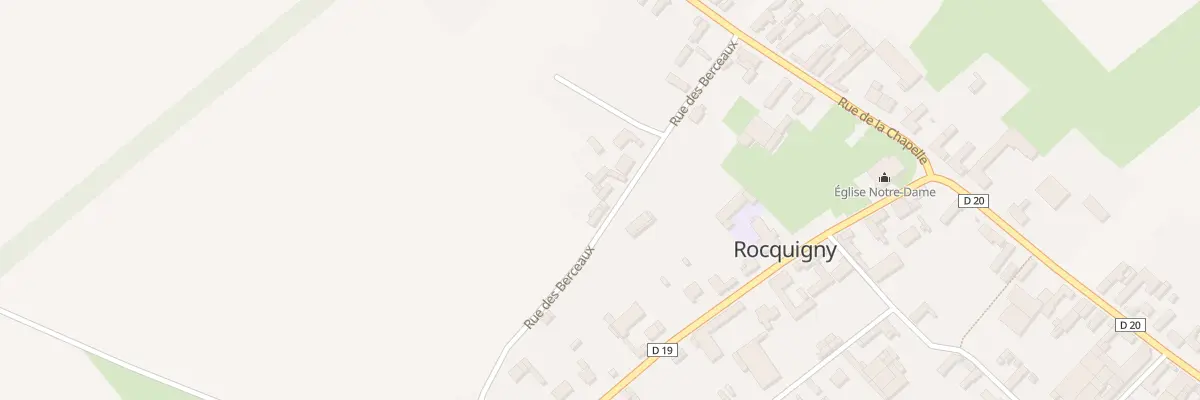 Plan du 11 Rue des Berceaux à Rocquigny