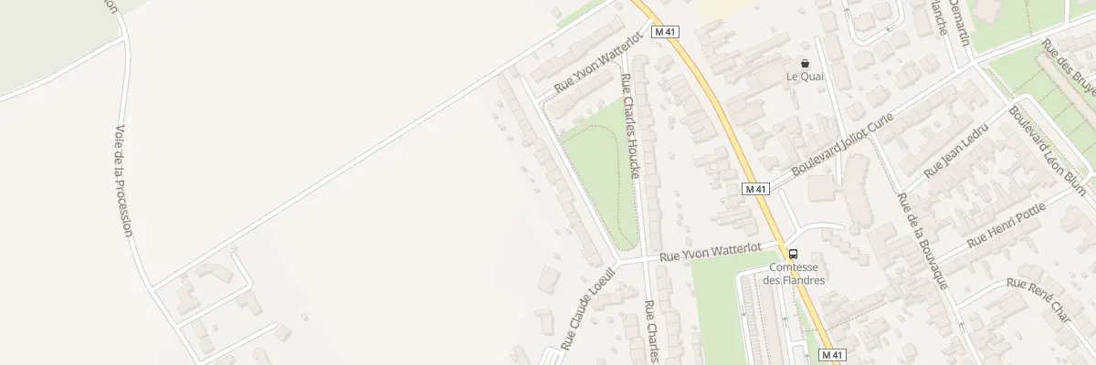 Plan du 38 Rue Yvon Watterlot à Annœullin