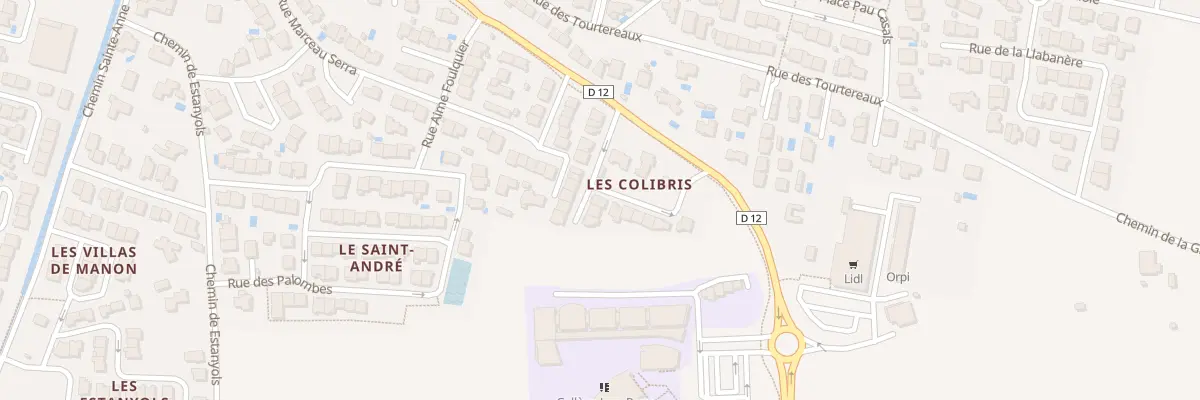 Plan du 1 Rue des Sucriers à Pia