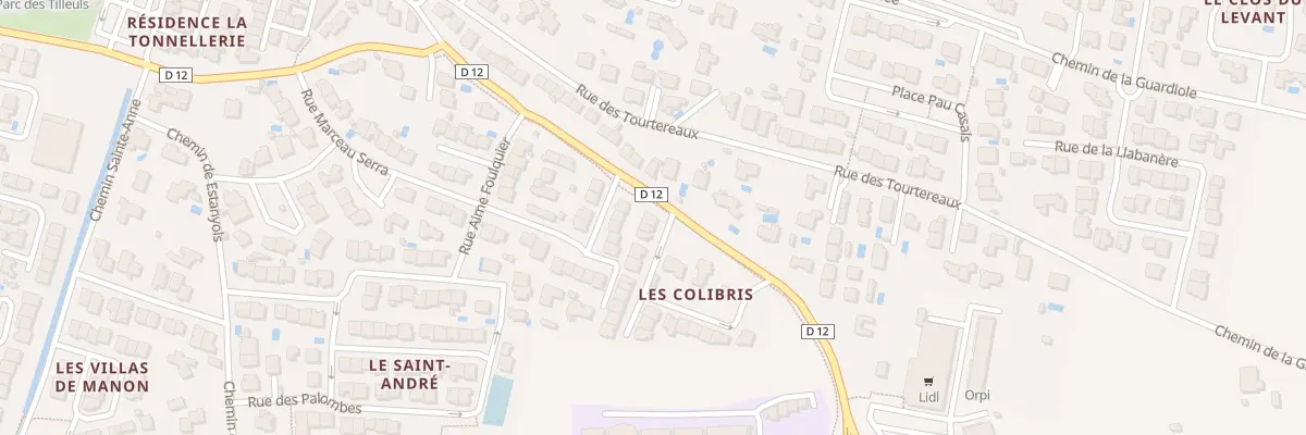 Plan du 2 Rue des Sucriers à Pia