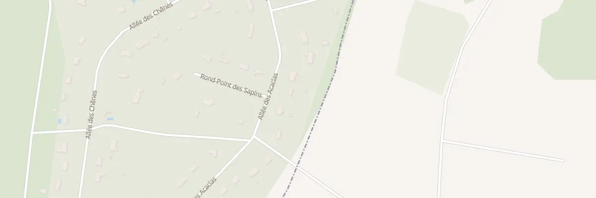 Plan du 14 All des Acacias à La Selle-en-Hermoy