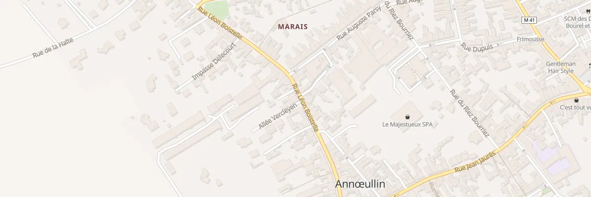 Plan du 45 Rue Léon Boistelle à Annœullin