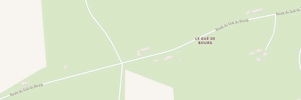 Plan du 3540 Rte du Gué de Bourg à Sancoins