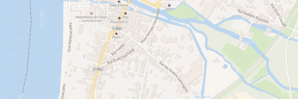 Plan du 1 Rue Rivieres Saint Agnan à Cosne-Cours-sur-Loire