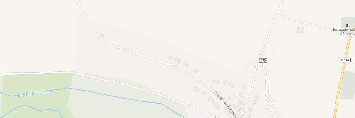 Plan du 14 Che de Fontaine à Étrépilly