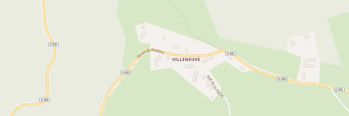 Plan du 5037 La Villeneuve à Lisseuil