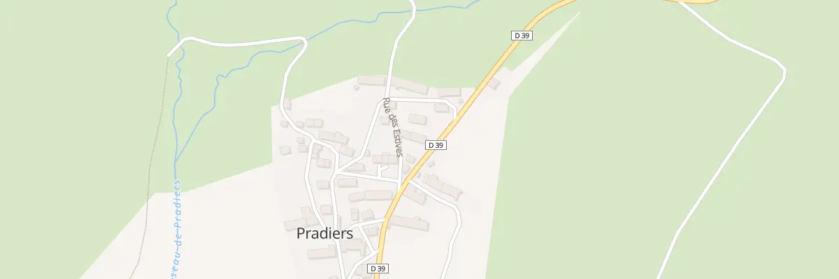 Plan du 5029 Le Bourg à Pradiers
