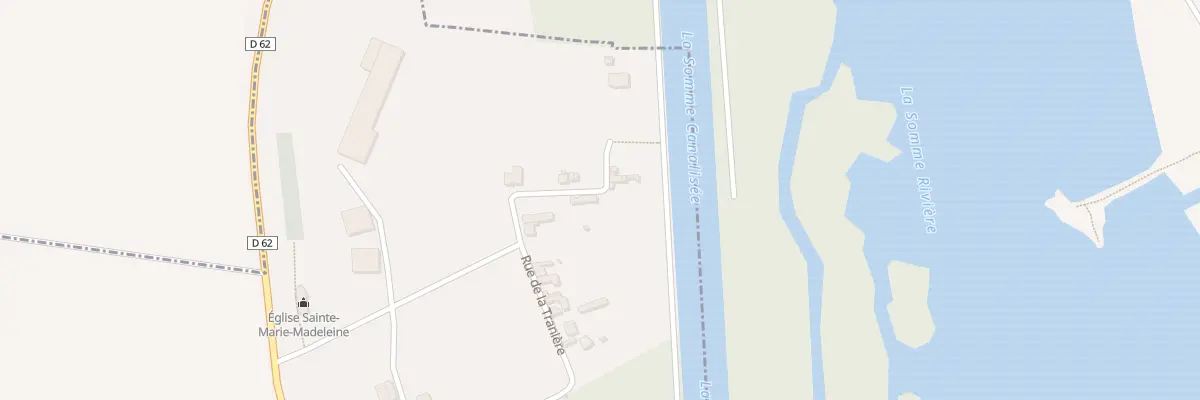 Plan du 28 Rue du Canal à Cizancourt