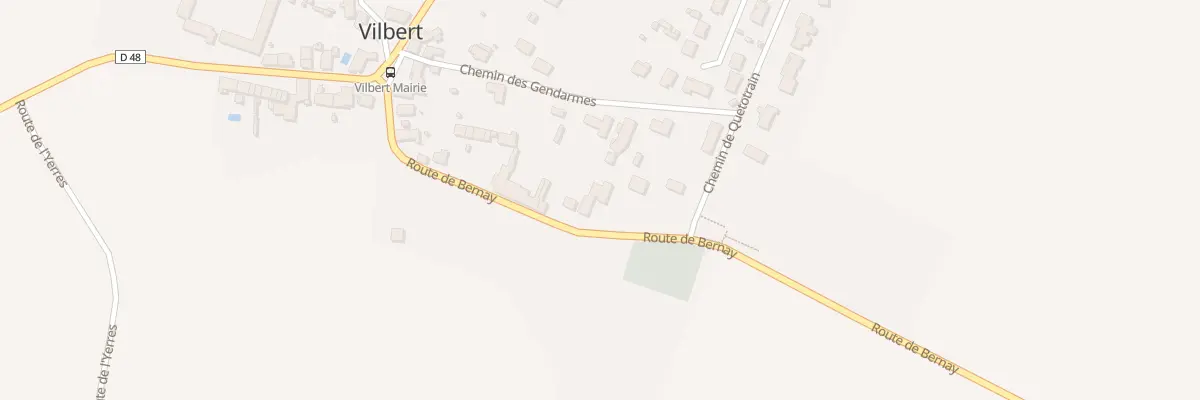 Plan du 19T Rte de Bernay à Bernay-Vilbert