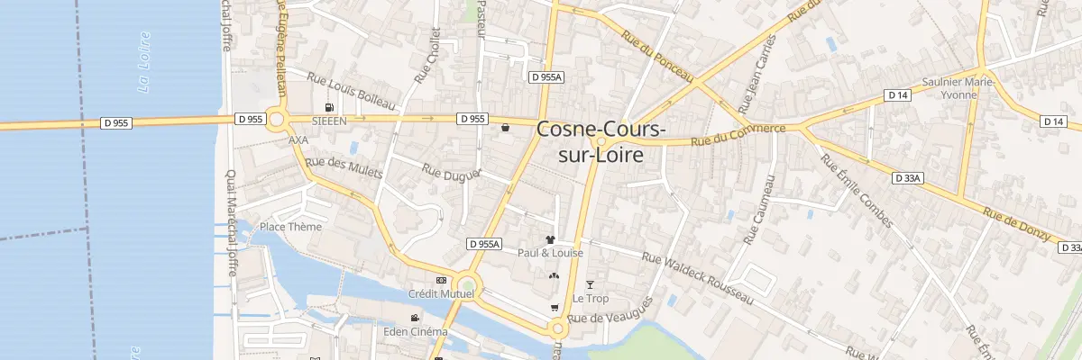 Plan du 4 Rue Anatole France à Cosne-Cours-sur-Loire