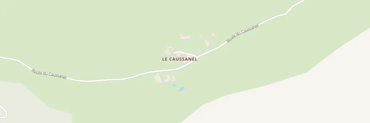 Plan du 80 Le Caussanel à Prades-d’Aubrac