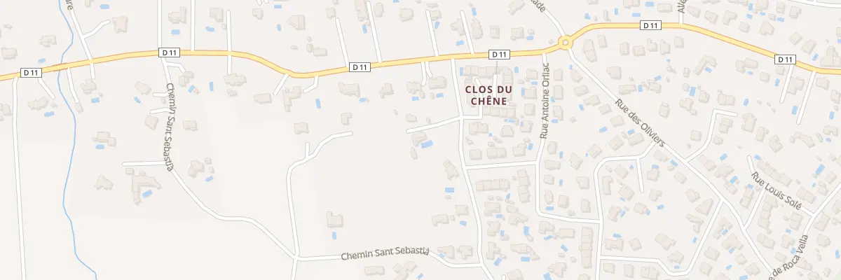 Plan de Av du Mas Py à Laroque-des-Albères