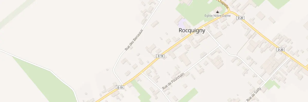 Plan du 14 Rue de l’Abbaye à Rocquigny