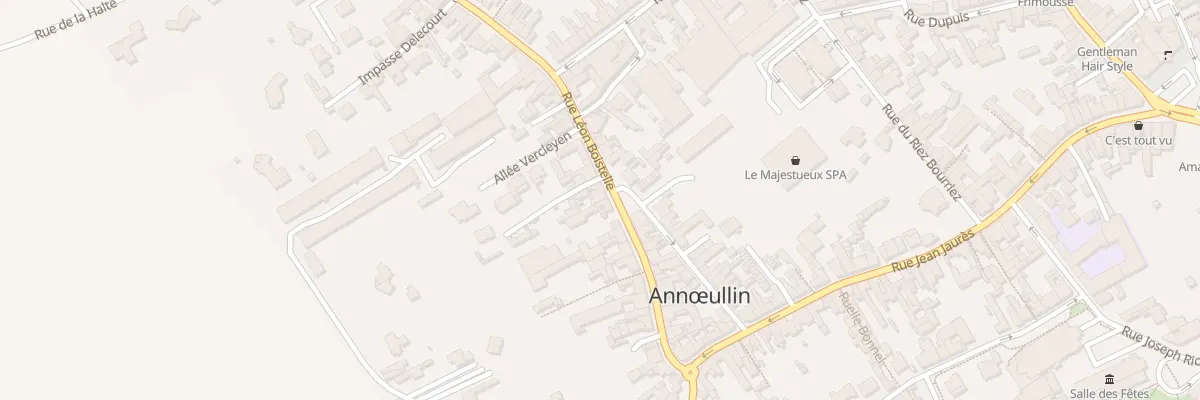 Plan du 35 Rue Léon Boistelle à Annœullin