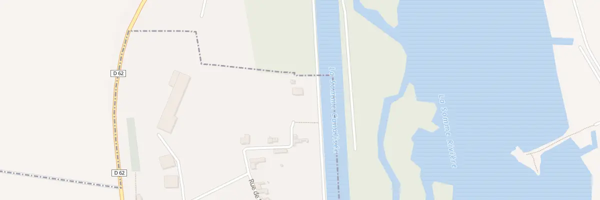 Plan du 11 Rue du Canal à Cizancourt