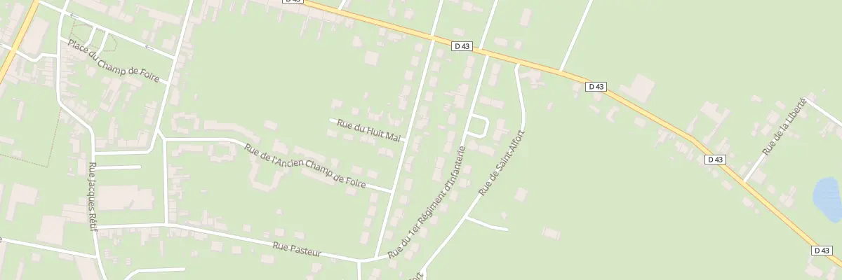 Plan du 13 Rue du Huit Mai à Sancoins