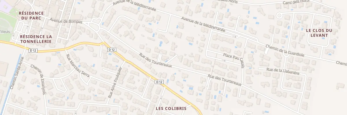 Plan du 11B Rue des Tourtereaux à Pia