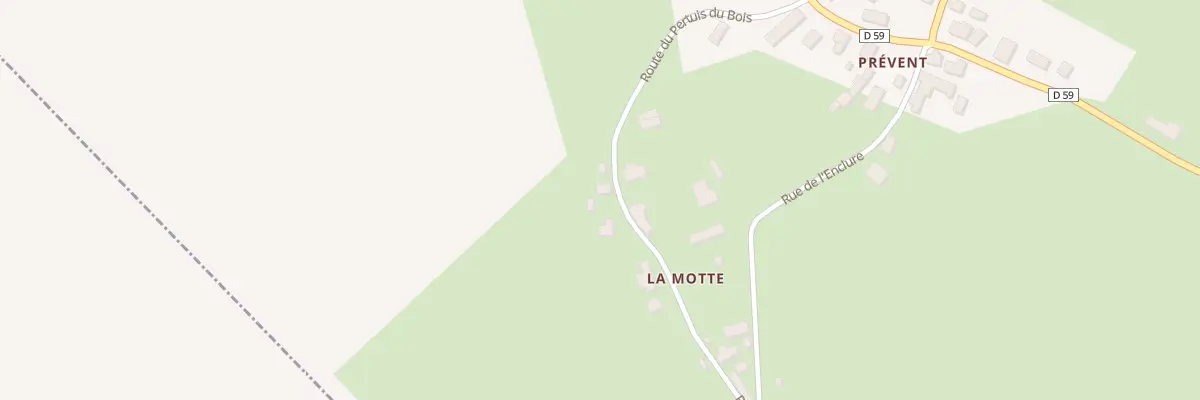 Plan du 145 La Motte à Couargues
