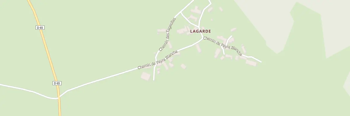 Plan du 5145 Lagarde à Lieutadès