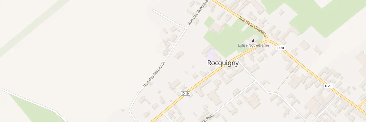 Plan du 2T Rue des Berceaux à Rocquigny