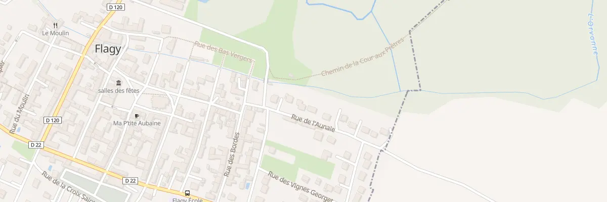 Plan du 7 Rue de l’Aunaie à Flagy
