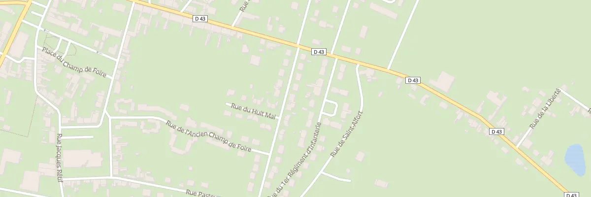 Plan du 1487 Rue du Huit Mai à Sancoins