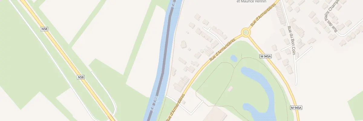 Plan du 45 Rue d’Armentières à Frelinghien