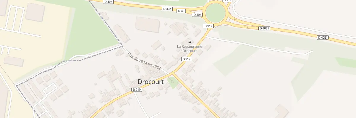 Plan du 63 Rte d’Arras à Drocourt