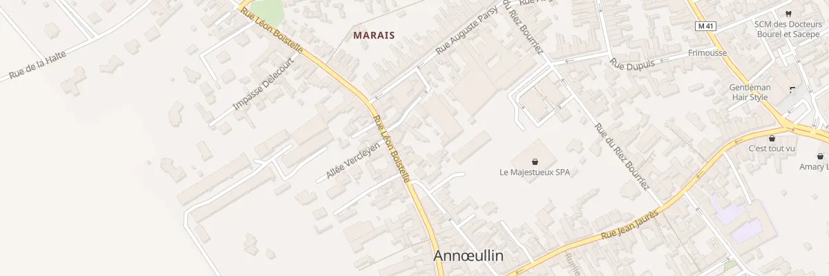 Plan du 32 Rue Léon Boistelle à Annœullin