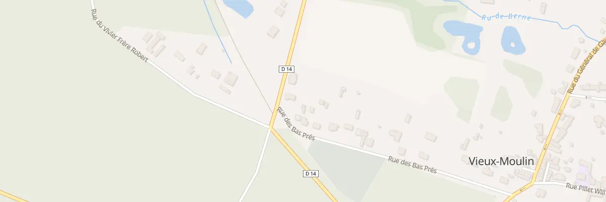 Plan du 24 Rue des Bas Prés à Vieux-Moulin