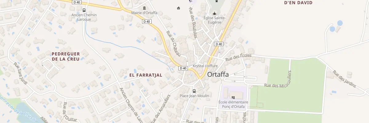 Plan du 204 Village à Ortaffa