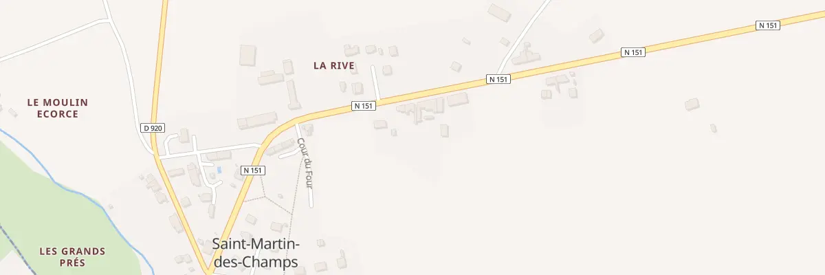 Plan du 14 Rte de la Charité sur Loire à Saint-Martin-des-Champs
