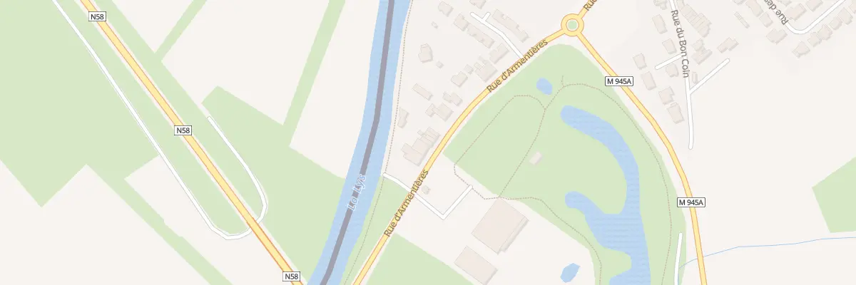 Plan du 61 Rue d’Armentières à Frelinghien