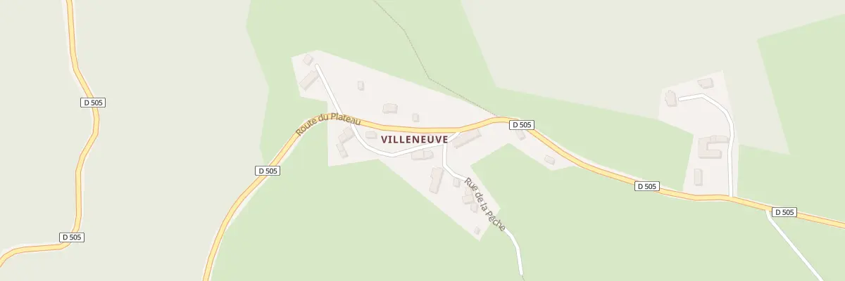 Plan du 5038 La Villeneuve à Lisseuil