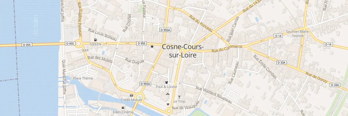 Plan du 29 Bd de la République à Cosne-Cours-sur-Loire