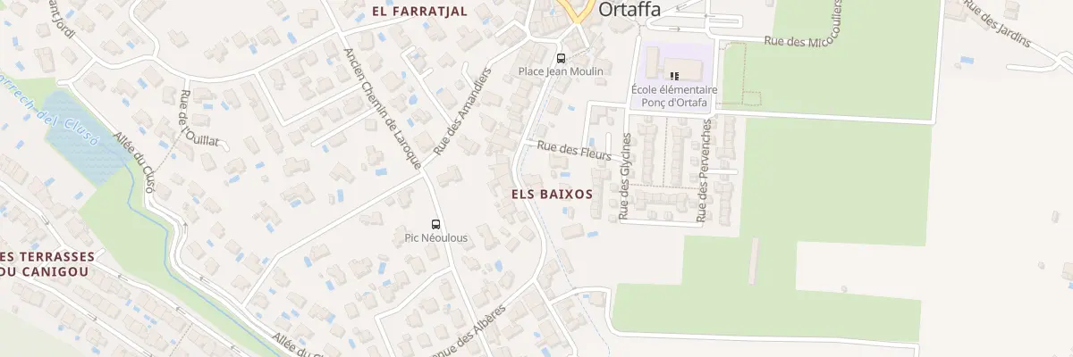 Plan du 9002 Av des Alberes à Ortaffa