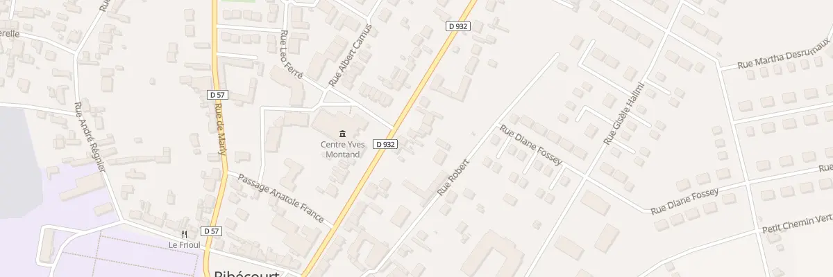 Plan du 203 Rue du Général Leclerc à Ribécourt-Dreslincourt