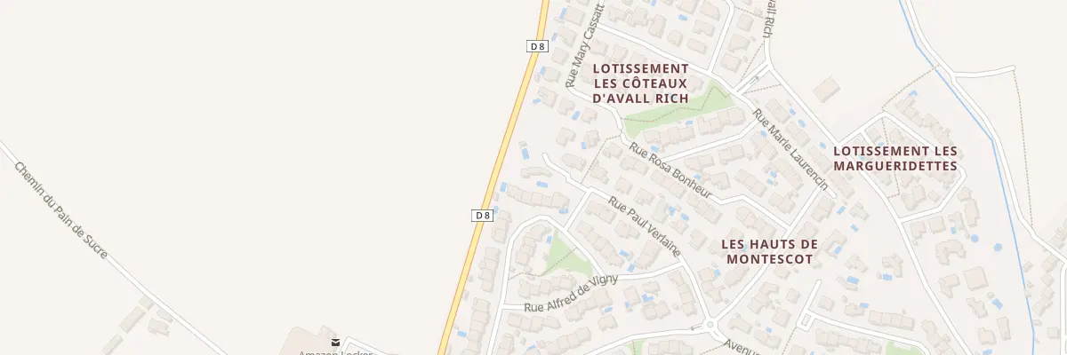 Plan du 23 Rue Paul Verlaine à Montescot