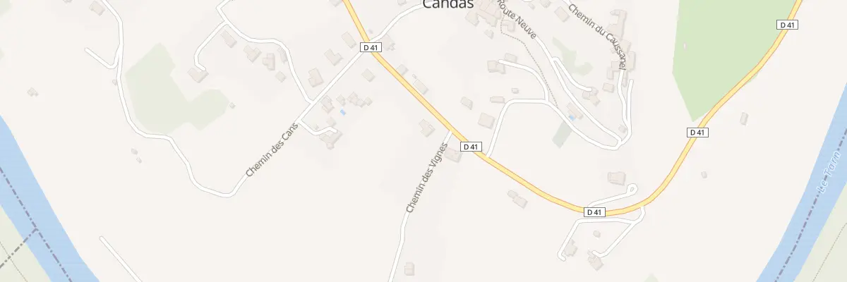 Plan du 5386 Candas à Montjaux