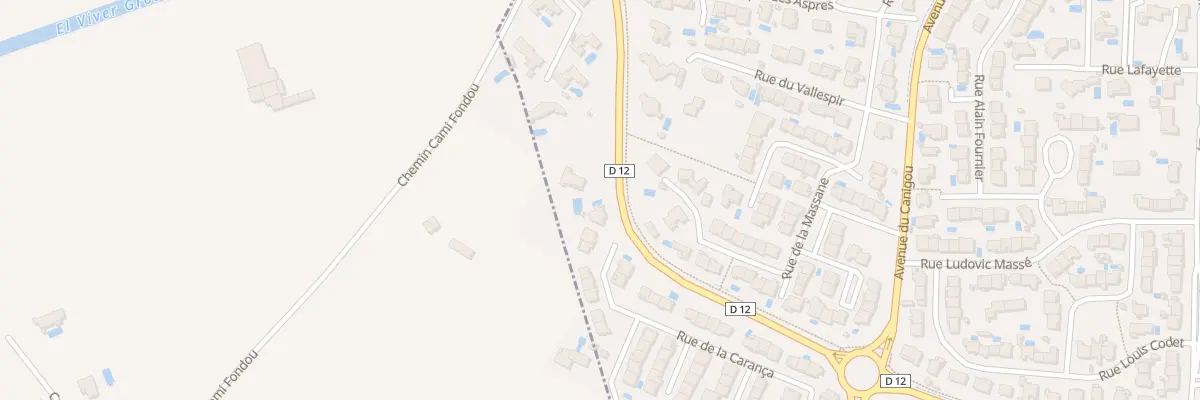 Plan du 42 Rue de la Caranca à Bompas