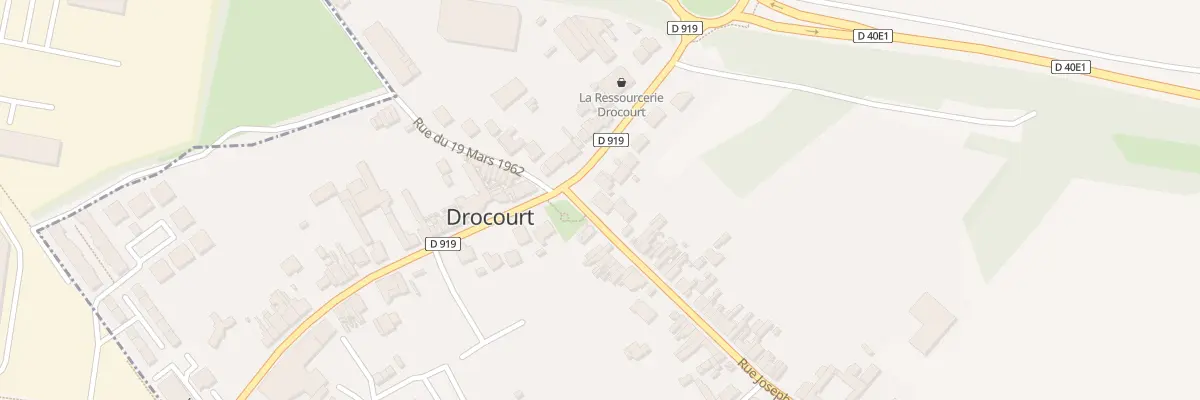 Plan du 1 Rue Joseph Noel à Drocourt