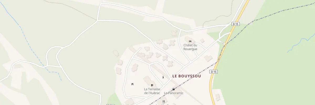 Plan du 5704 La Serre à Laguiole