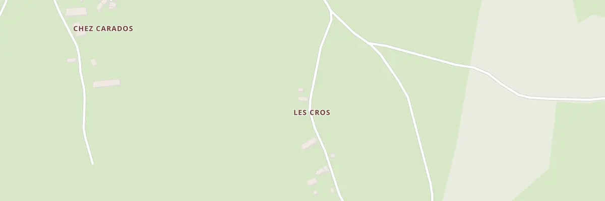 Plan du 2 Les Cros à Servant