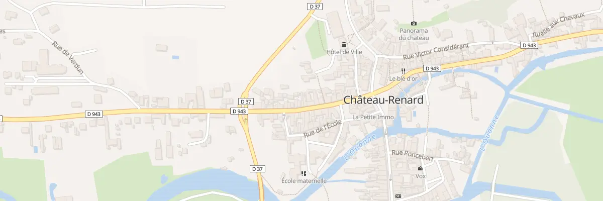Plan du 92 Rue du Général de Gaulle à Château-Renard