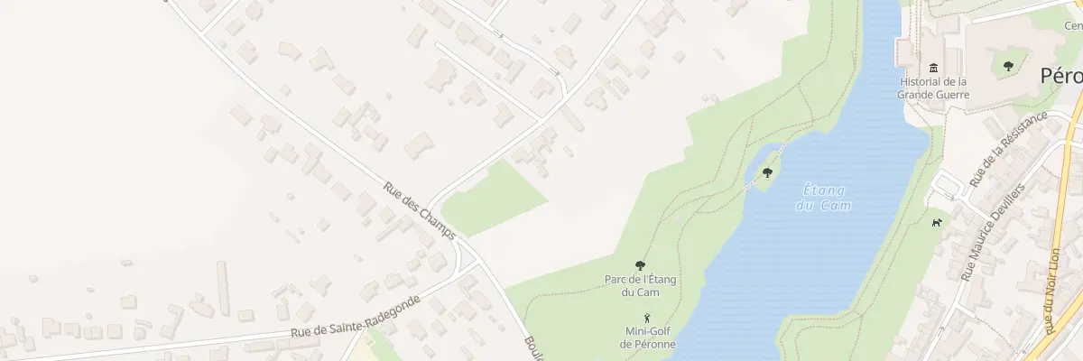 Plan du 75 Rue des Tourelles à Péronne