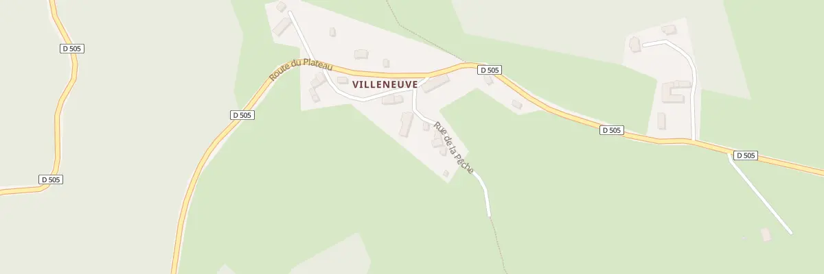 Plan du 5034 La Villeneuve à Lisseuil