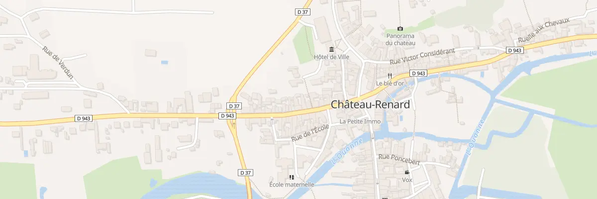 Plan du 76 Rue du Général de Gaulle à Château-Renard